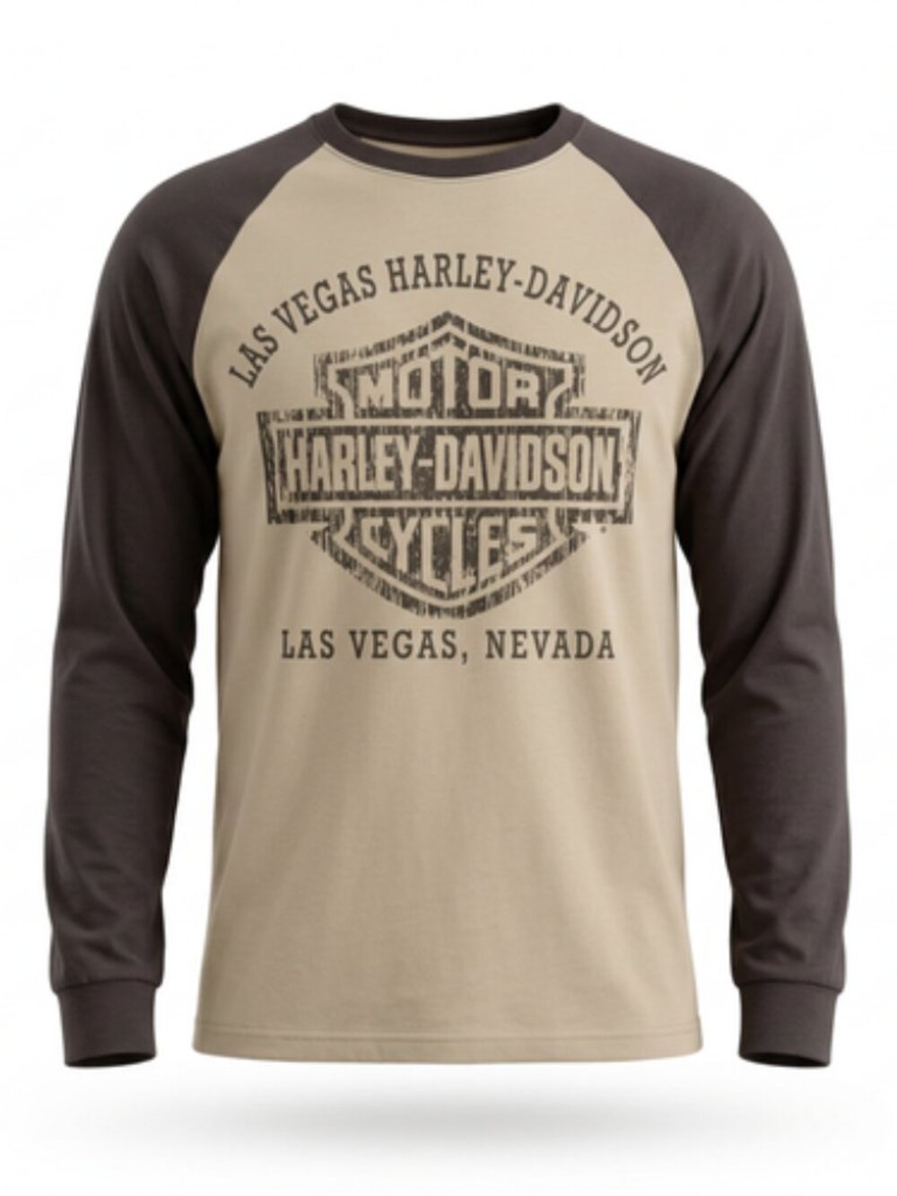 Harley Davidson Upper Sandusky Raglan Graphic Print Shirt Men’s Sz 3X T-Shirt